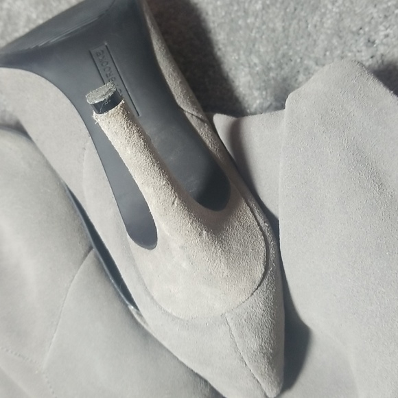 Audrey Brooke gray slouchy gray suede boot size 9.5 - Picture 9 of 9